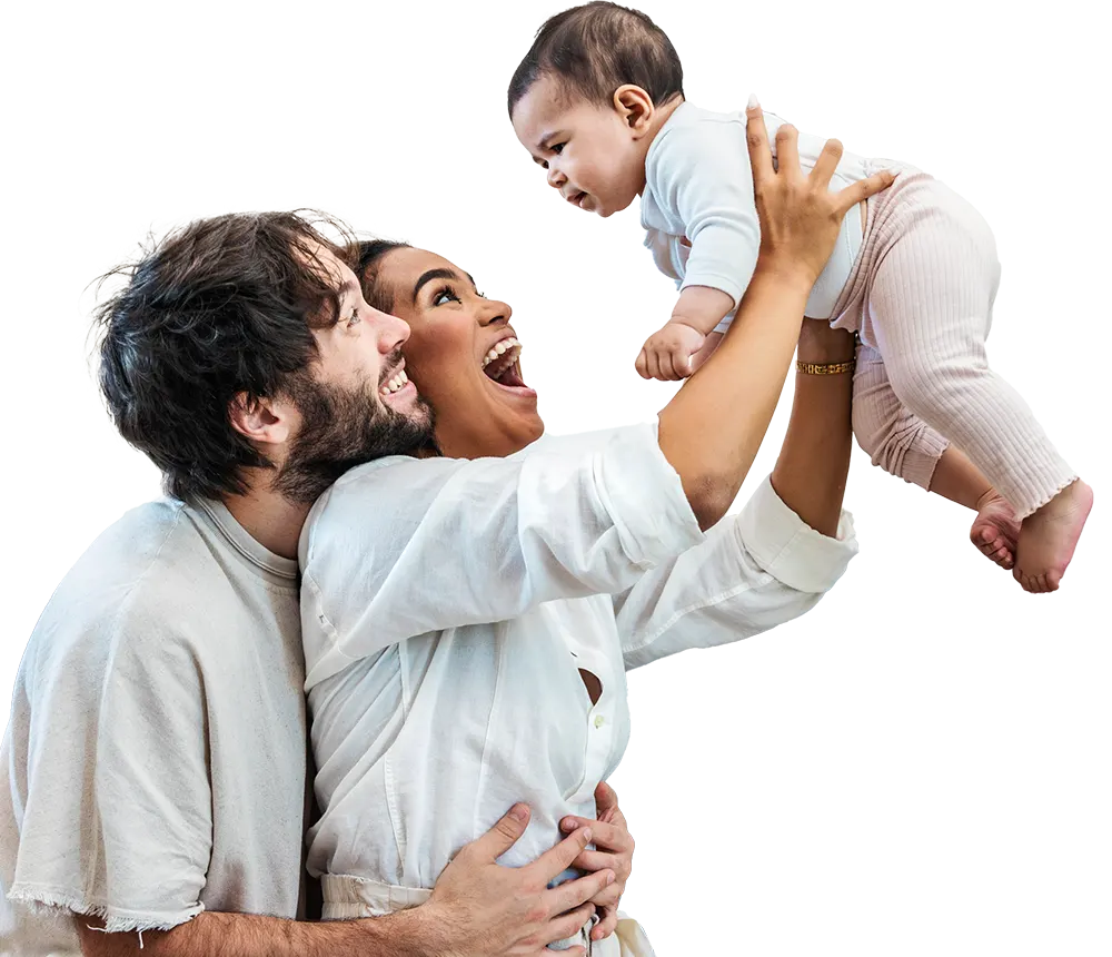 California Adoption Parents with Baby